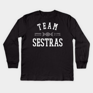 TEAM SESTRAS ORPHAN BLACK Kids Long Sleeve T-Shirt